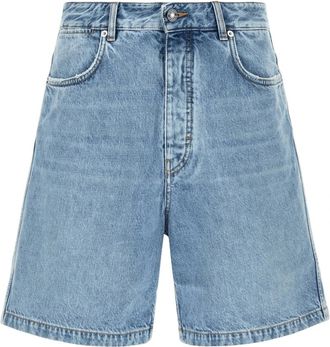 Givenchy Korte Broeken, Heren, Blauw, W32, Denim, Bermuda Denim Shorts