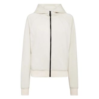 Plein Sport Hoodie Sweatjacket Basic - Dames - Sportshirts - Beige - XS - Katoen - Fitness