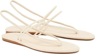 Ancient Greek Sandals Womens Lordia Leather Sandal In Off White