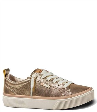 Reef Womens Lay Day Dawn Sneakers In Champagne Suede