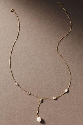 Nadri Bianca Lariat Necklace