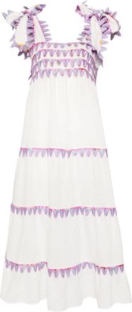 Celia B Kelly dress - women - Linen/Flax/Cotton - M - White