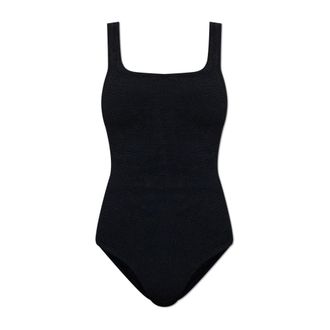 Hunza G Dames, Badkleding, Zwart, Maat: ONE Size Polyamide