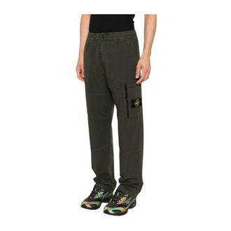Stone Island Straight Broeken - Heren - Straight fit broeken - Grijs - W32 - Broeken