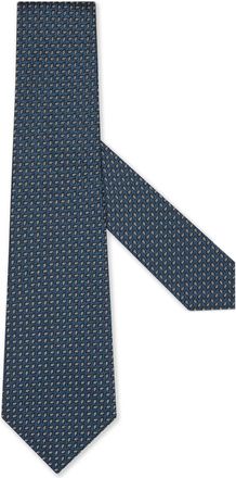Ermenegildo Zegna silk tie - men - Silk - One Size - Blue