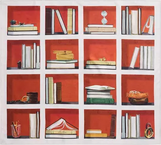 Loro Piana La Libreria Silk Foulard Scarf