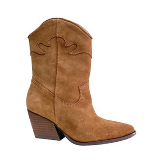 DWRS Bilbao - Western enkellaarsjes Dwrs, Bruin, Dames