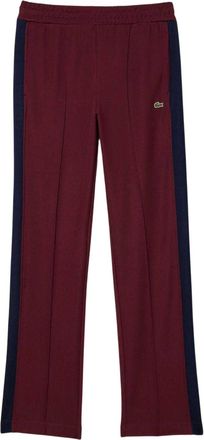 Lacoste Dames Geweven Joggingbroek met Open Zoom (Rood)