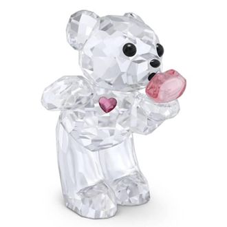 Swarovski Kris Bear A Kiss full of Love Crystal Figurine