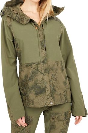 Fj&auml;llr&auml;ven Keb Jacket In Green Camo-Laurel Green
