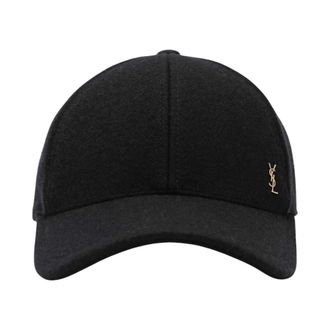 Saint Laurent Heren, Accessoires, Zwart, Maat: 59 CM Katoen