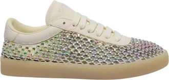 Back70 Glam Strass 61 - Dames - Sneakers - Wit - 37 EU - Katoen - Schoenen