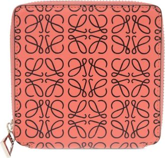 Loewe Pre-owned LOEWE Leather Anagram Square Zip Wallet Ladies UZJ3L6EDZSXJOPH9