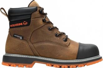 Wolverine Mens Floorhand Lx Cap Toe Safety Boots In Brown