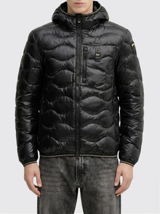 Blauer Piumino in nylon imbottito con cappuccio