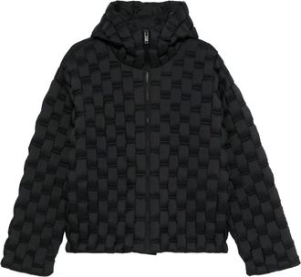 RAXXY hooded padded coat - Black