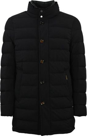 Moorer Gestikte Enkelrijig Jack - Heren - Gewatteerde jassen - Blauw - 2XL - Jassen