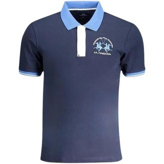 La Martina Polo Slim Fit - Maniche corte - - Tops - Uomo - Blu - 2XL