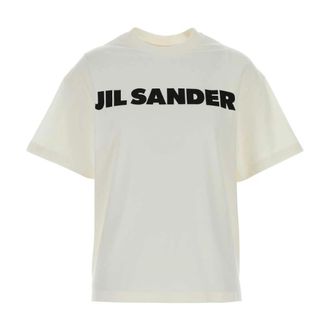 Jil Sander T-Shirts, female, White, Size: XS Oversize Cotton T-Shirt
