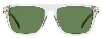 HUGO BOSS Flat-Top Rectangle Sunglasses - Gray