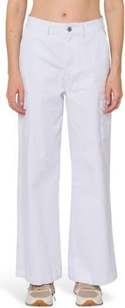Velvet Heart Mid Rise Wide leg Cargo Pants in Optic White at Nordstrom Rack, Size 26