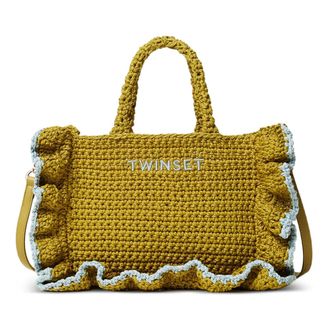 Twinset Handbags, female, Green, Size: ONE SIZE Borsa