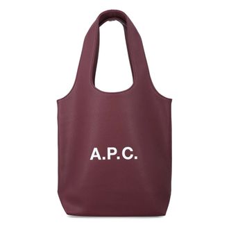 A.P.C. A.p.c., Dames, Tassen, Paars, Maat: ONE Size Leer