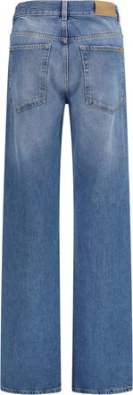 Calvin Klein Womens Straight-Leg Jeans Denim Light Blue Cotton