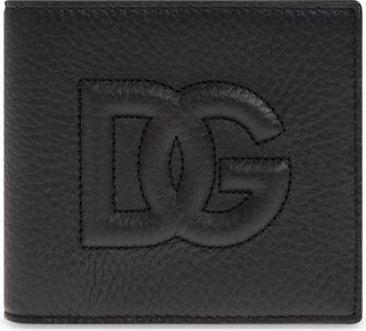 Dolce & Gabbana Portemonnee met logo - Heren - Portefeuilles - Zwart - ONE Size - Leer - Accessoires