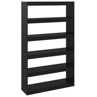 vidaXL Vidaxl - Estanter&iacute;a/divisor De Espacios Pino Negro 100x30x167,5 Cm