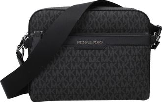 Michael Kors Cooper Umh&auml;ngetasche f&uuml;r Herren aus schwarzem/grauem Stoff