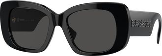 Burberry BE4410 300187 Womens Sunglasses Black Size 52