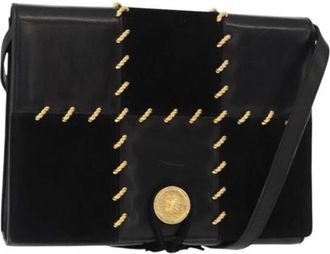 Ferragamo Pre-owned Su&egrave;de Schoudertas - Dames - Vintage Schoudertas - Zwart - ONE Size - Su&egrave;de - Vintage