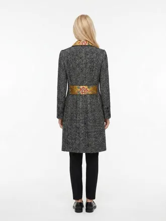 Dolce & Gabbana Womens Multicolor Elastane Coat Clothing