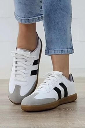 Azura Exchange Dames Casual Sneakers Witzwart