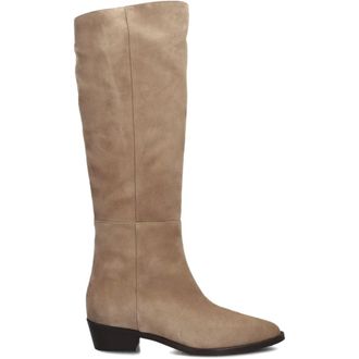 Notre-V Schoenen, Dames, Beige, 39 EU, Su&egrave;de, Beige Su&egrave;de Hoge Laarzen