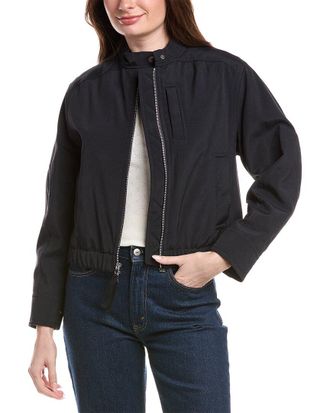 Vince Cropped Bomber Jacket