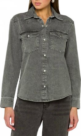 Velvet Heart Brisa Bleached Shirt In Black