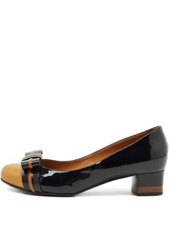Fendi bow-detail pumps - Black