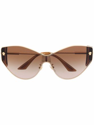 Versace Occhiali da sole cat-eye - Marrone
