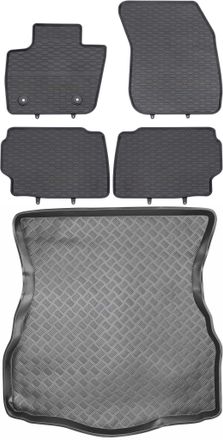 OEM Juego De Alfombrillas De Goma Para Coche Y Maletero Para Ford Mondeo V Hatchback (2014-2022)