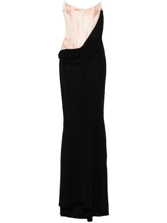 MUGLER Abito da sera Illusion - Nero