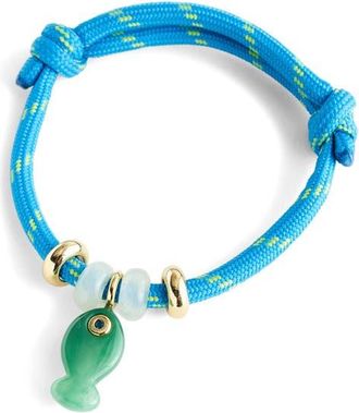 Madewell Paracord Charm Bracelet in Classic Indigo at Nordstrom