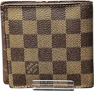 Louis Vuitton Damier Brown Damier Canvas Wallet (Bi-Fold) (Pre-Owned)
