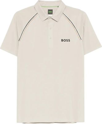 BOSS Polo con logo - Toni neutri