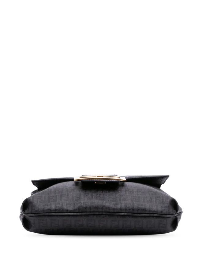 Fendi 2010-2025 Zucchino Spalmati crossbodytas - Zwart van € 417,00