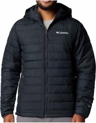 Columbia Powder Lite II Hooded Jacket Kunstfaserjacke für Herren | schwarz/blau