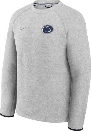 Nike Penn State Tech Fleece Nike Mens College Pullover Crew in Grey | 05L6086NPSN-J35