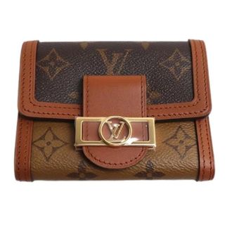 Louis Vuitton Pre-owned Wallets, female, Brown, Size: ONE SIZE Pre-owned Portefeuille Dauphine Compact Monogram Wallet