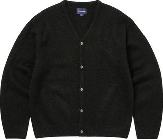 Thisisneverthat Truien & Vesten, Heren, Zwart, S, Wol, Hairy Knit Cardigan